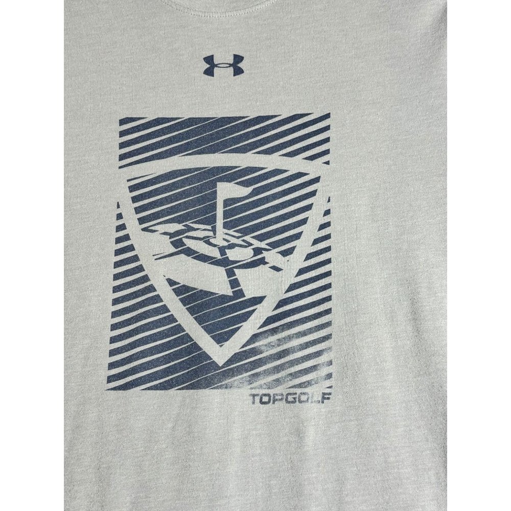 Under Armour HeatGear Top Golf Grey Long Sleeve Tee Shirt Mens Small